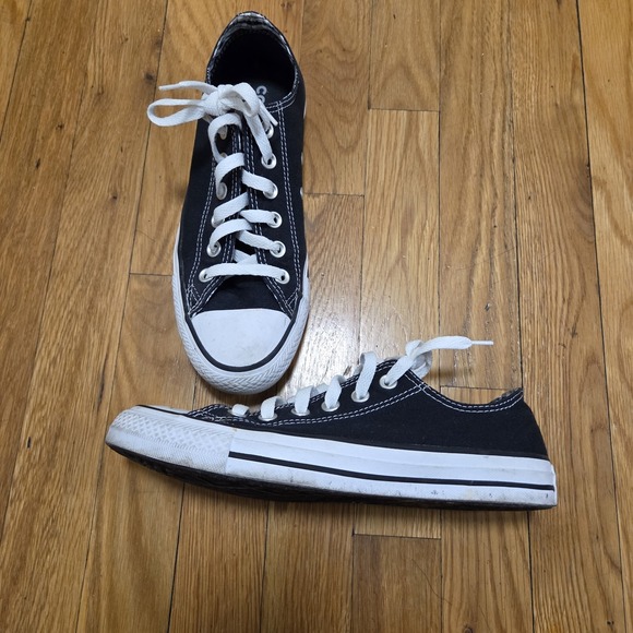 Converse Womens Black Graham Low Top Casual Everyday Wear Sneakers Tennis 8 - Picture 3 of 9